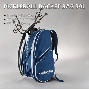 Mochila Deportiva de Nailon 1680D Personalizada de Fábrica OEM para Gimnasio, Pickleball, Tenis, Raqueta, Pala, Gran Capacidad, Impermeable - Product Image 2