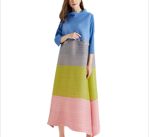 Gran oferta vestido plisado holgado para mujer de talla grande elegante Maxi último diseño africano - Product Image 1