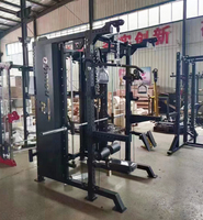 Équipement de musculation commercial, machine Smith, rack de squat multifonctionnel, machine à câbles