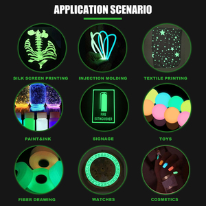 Đầy màu sắc lâu dài độ sáng cao phát sáng trong bóng tối Strontium aluminate photoluminescent sắc tố - Product Image 5