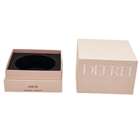 Boîte cadeau en papier rigide de luxe personnalisée, vente en gros, boîte à parfum vide avec base et couvercle, boîte à bougie parfumée