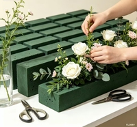 Busa Floral Hijau Kepadatan Tinggi, Pasokan Grosir & Eceran Untuk Toko Bunga Florist