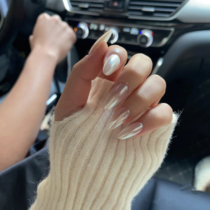 <span class=keywords><strong>Uñas</strong></span> Postizas <span class=keywords><strong>Elegantes</strong></span> de Acrílico con Forma de Almendra, Cobertura Completa, Hechas a Mano, Estilo Simple, Proveedor OEM ODM, Longitudes Larga/Corta/Media - Product Image 2
