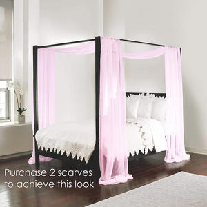 <span class=keywords><strong>Voile</strong></span> de <span class=keywords><strong>lit</strong></span> pour décoration d'intérieur de mariage Rideau de <span class=keywords><strong>lit</strong></span> sans perforation - Product Image 6