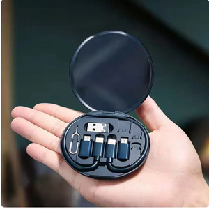 High Quality Hot Selling 6-in-1 Multi-Functional Data Cable Storage Box 3A Fast Charging USB-C For IOS &amp; Android Devices - Product Image 5