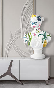 Graffiti personnalisé <span class=keywords><strong>David</strong></span> Statue Buste <span class=keywords><strong>David</strong></span> Buste Graffiti Toile Peinture Nordique Peint personnage sculpture décoration - Product Image 6
