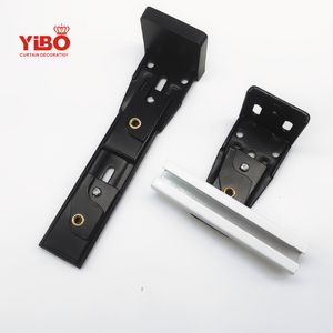 Soporte de pared de techo de riel de cortina, soporte de doble riel de 160mm, accesorios de hardware fijos de riel de cortina S Wave - Product Image 4