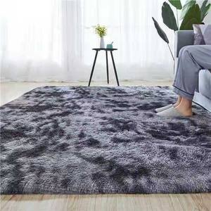 Blanc Noir Rose, Chambre à coucher Fluffy Circle Super Soft Faux Plush Fur Large Furry Rugs Carpet Shaggy Area Rug for Living Room/ - Product Image 3