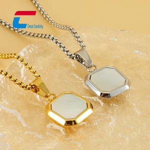 Nfc Smart NFC 18K Collier en métal Pendentif vierge Logo NFC Collier pour les médias sociaux - Product Image 4