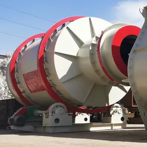 Rotary Dryer Industrial Equipment Rotary Dryer For Limestone With 3-drum