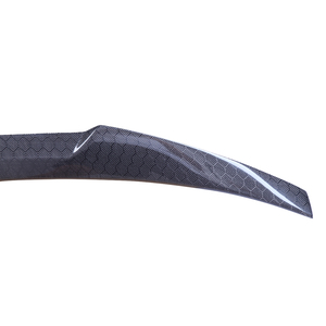 For A5 S5 RS5 B9 4Door Sportback M4 Style Honeycomb Carbon Fiber Rear Spoiler Trunk Wing 2016-2025 - Product Image 6