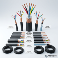 Cable de Control Flexible YSLY-JB con Núcleos Numerados, Aislamiento de PVC, Cubierta de Cobre, 300/500V, Multinúcleo para Motor Servo de Máquina CNC