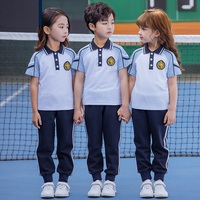 Uniforme scolaire primaire/moyen/secondaire Printemps et automne Ensemble de vêtements de sport pour enfants Costume de baseball