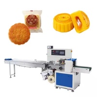 Machine d'emballage horizontale automatique à grande vitesse pour biscuits en forme de coussin, machine d'emballage de sacs à flux arrière