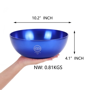 Cuencos cantores sintonizados 240 HZ B3 <span class=keywords><strong>Note</strong></span>, <span class=keywords><strong>10</strong></span> pulgadas de terapia de frecuencia Schumann para baño curativo de sonido Ideal para meditación Yoga Reiki - Product Image 2