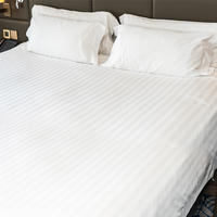 Vente en gros de maison lit double draps de lit en coton et ensemble de housse de couette ensembles de literie couette de luxe blanc king size
