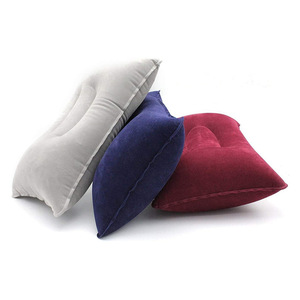 Oreiller gonflable en TPU personnalisé, rectangulaire, portable, pour le camping, soutien du cou, chaise pliante, utilisation en extérieur - Product Image 1