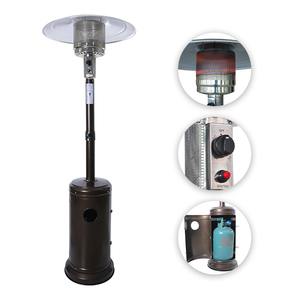 <span class=keywords><strong>Double</strong></span> système de protection de sécurité Chauffage de terrasse champignon à gaz Pyramide Support extérieur Rond Court Chauffage de terrasse - Product Image 4