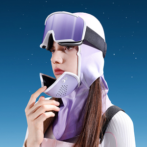 Pasamontañas de Forro Polar Impermeable y Transpirable con Imán Anti-Atardecer DTJ47, Unisex, Ajustable, para Esquí, Ciclismo y Deportes al Aire Libre - Product Image 4
