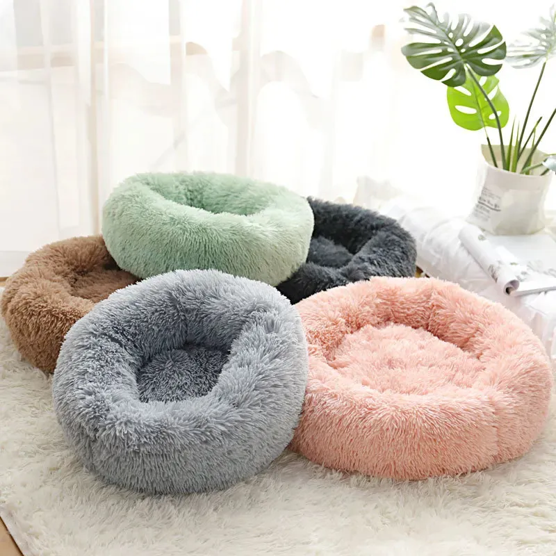 Professional manufacturer Mechanical Wash cute wholesale donut dog beds