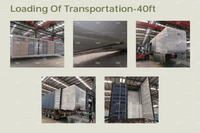 Contenedor Portátil Impermeable de EPS de 20 pies/40 pies, Cabina de Oficina Modular Prefabricada para Instalación Rápida y Uso en Edificios de Oficinas