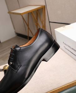 Business Men's Formal Leather Shoes Stylish Lace-<b>up</b> British Style, Designer Handcrafted Genuine Leather Shoes - Product Image 4