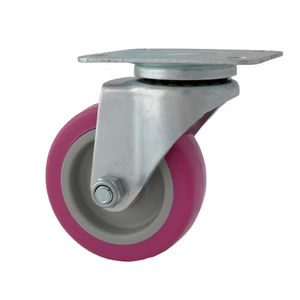 Premier-Series Wear-Resistant Pu Workbench Casters Set Of 4 Pcs With 360-Degree Swivel And Quick-Install Kit For Workshop Racks - Product Image 5