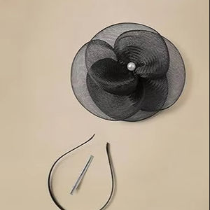 ที่คาดผมประดับมุกดอกไม้ที่มีสีสันสวยงาม - Product Image 6