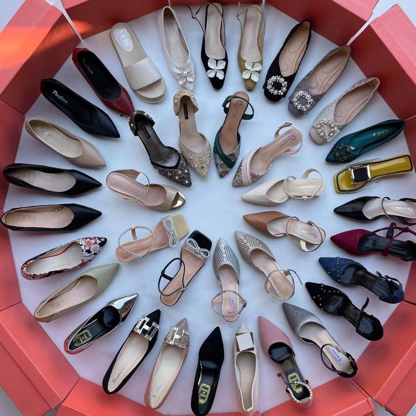 Bulk Wholesale Mixed Fashion New Arrival Casual Beautiful Women Heels Sandals