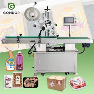 Étiqueteuse électrique automatique pour bouteilles plates et surfaces planes avec convoyeur - Product Image 1