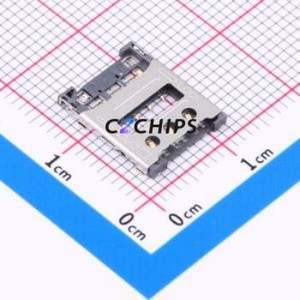 SNO-1306-X SIM Card Connector SMD Connector Flip Cover Type Nano SIM Card Card Holder With Card Detection - Product Image 1