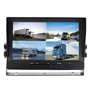 4 CH Quad 9 otobüs ters monitör desteği 4 CVBS Analog kameralar