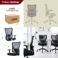 Chaise de bureau ergonomique en maille simple, plusieurs options de tissu en maille multicolores, réglable en hauteur, pour personnel de bureau