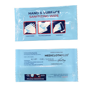 Salviettine umidificate su ordinazione di pulizia molle dell'imballaggio singolo per le salviettine umidificate di disinfezione dell'oem degli hotel/ristoranti/compagnie aeree - Product Image 3