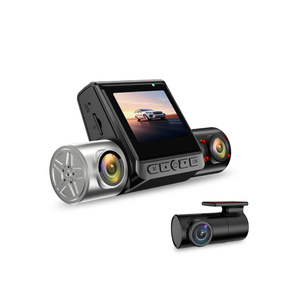 Araba <span class=keywords><strong>web</strong></span> <span class=keywords><strong>cam</strong></span> dash kamera android 3 kameralar 3 lens dash kamera 2 inç ekran dash kamera ön ve arka kamera - Product Image 3