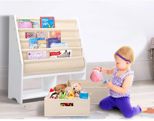 Estantería para Niños, Librería Infantil, Estantes de Almacenamiento, Estantería con Escalera - Product Image 2
