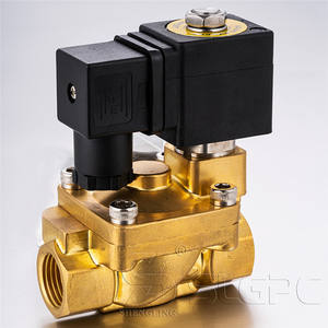 هيكل تجريبي عالي الضغط مغلق عادة 50 بار COVNA درجة حرارة عالية 40 بار 50 بار 12 فولت 24 فولت صمام لولبي مائي نحاسي - Product Image 2