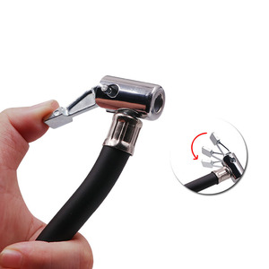 Tuyau d'extension pour gonfleur de pneus, adaptateur de pompe à air, peut être dégonflé, pour voiture, moto, vélo, gonfleur de pneus, embout de gonflage à verrouillage - Product Image 3