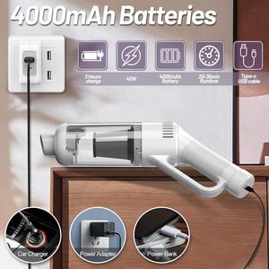 Nueva Aspiradora de Mano Inalámbrica para Automóvil, Recargable, Potente Succión, con Precio Bajo, Nuevo Diseño, <span class=keywords><strong>7000PA</strong></span> - Product Image 4