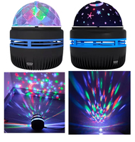 Luz Nocturna LED USB con Rotación de Cristales, 5V, Mini Bola Mágica de Estrellas, para Decoración del Hogar