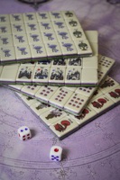 Mahjong Gothique en Acrylique pour Halloween, Joker Art Squelette, Jeu de Table Cadeau, Tuiles de Mahjong Joker Effrayantes, Ensemble de Jeu Thème Halloween