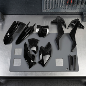 Kit di plastica completa nera per KTM SX 125 2016-2018 accessori per moto - Product Image 2