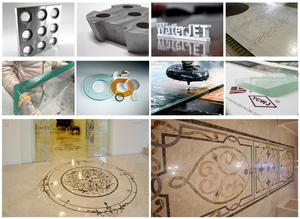 Ycwj CNC 5 trục bằng tia nước cắt granit 10 độ bồi thường Máy cắt cho công nghiệp cắt đá cẩm thạch và đá granit - Product Image 6