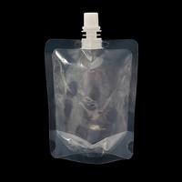 Sachet Doypack Personnalisé Métallisé Transparent en PP/PE pour Emballage Alimentaire, Lait et Liquides avec Bec Verseur