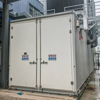 Conteneurs de refroidissement intégrés à eau, stations de refroidissement de conteneurs personnalisées pour les centres de données industriels, composants de base PLC