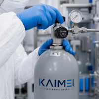 Gaz Krypton de qualité électronique Kr CAS 7439-90-9 pour la fabrication de circuits intégrés avancés, pureté 6N, gaz spécialisé