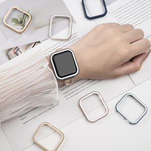 Funda protectora de parachoques con marco de Metal de aluminio de lujo para <span class=keywords><strong>Apple</strong></span> <span class=keywords><strong>Watch</strong></span> Ultra 49mm S10 9 <span class=keywords><strong>SE</strong></span> 5 8 7 45MM 41MM 42NM relojes inteligentes - Product Image 3