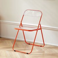 Chaise moderne bon marché Chaise en plastique pour restaurant en plein air Chaises de café en PP Chaise en plastique empilable en résine acrylique transparente