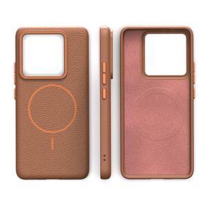 Custodia per telefono cellulare in TPU con Texture Litchi cover per <span class=keywords><strong>Xiaomi</strong></span> 14T Pro 15 14 Ultra Redmi A5 4G Note 13 5G po F7 M7 14C - Product Image 5