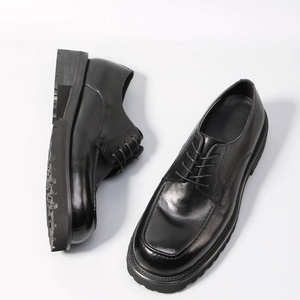Zapatos de Hombre Personalizados de Alta Calidad - Zapatos Formales de Vestir de Cuero Genuino con Mayor Función Antideslizante y Mayor Altura - Product Image 2